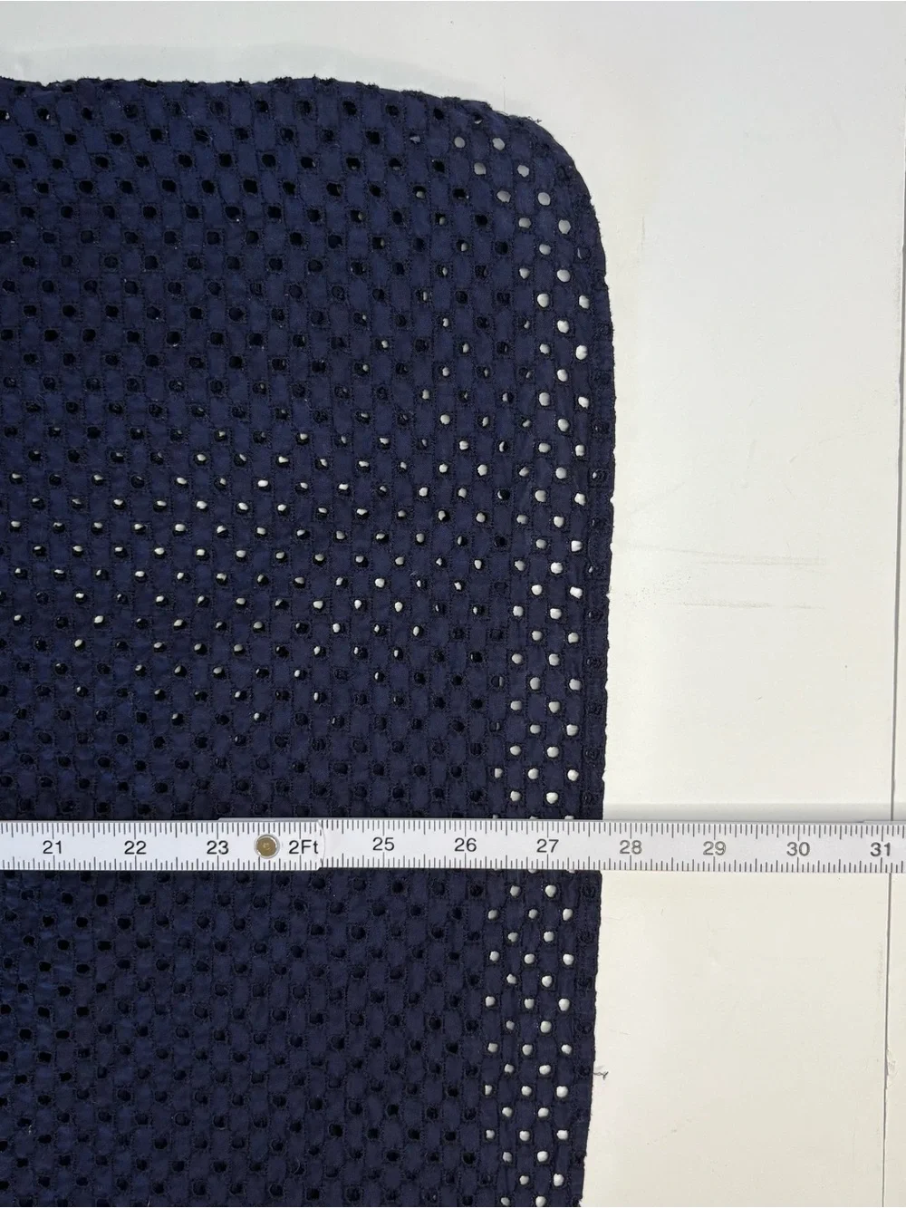 Gap Eyelet Heritage Collection Broderie Anglaise Cotton Roll Tab Navy Popover L